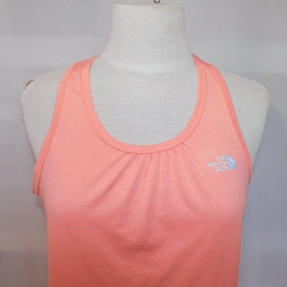 The North Face Womens M Light Pink Racer Back Activewear Workout Tank Top - Picture 2 of 9